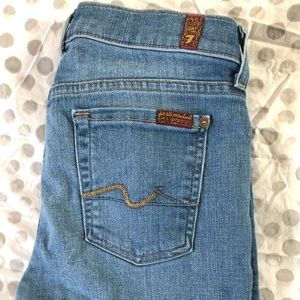 7 for all mankind jeans cropped
